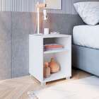 Mesa De Cabeceira Siena Branca