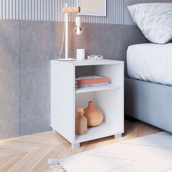 Mesa De Cabeceira Siena Branca