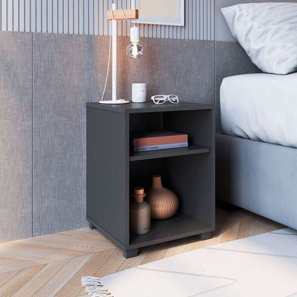 Mesa De Cabeceira Siena Grafite