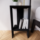 Mesa De Cabeceira Sintra 1 Nicho 30cm Quarto Decoração Retro