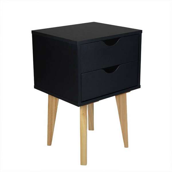 Mesa De Cabeceira Smile 2 Gv Preta