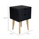 Mesa De Cabeceira Smile 2 Gv Preta