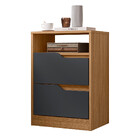 Mesa De Cabeceira Sole 2 Gavetas Flex