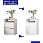 Mesa De Cabeceira Sole 2 Gavetas Flex - Móveis Albatroz