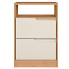 Mesa De Cabeceira Sole 2 Gavetas Flex - Móveis Albatroz