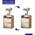 Mesa De Cabeceira Sole 2 Gavetas Flex - Móveis Albatroz