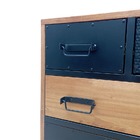 Mesa De Cabeceira Stark - Ferro em Preto Eletrostático e Made