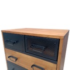 Mesa De Cabeceira Stark - Ferro em Preto Eletrostático e Made