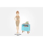 Mesa De Cabeceira Status Com 2 Gavetas J E A Moveis