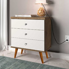 Mesa De Cabeceira Status Com 3 Gavetas J E A Moveis