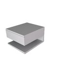 Mesa De Cabeceira Suspensa 1 Gaveta Apppunto Branco