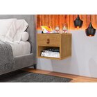 Mesa De Cabeceira Suspensa 1 Gaveta Julia Yescasa Nature