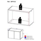 Mesa De Cabeceira Suspensa 2 Portas Multimóveis Mp4132