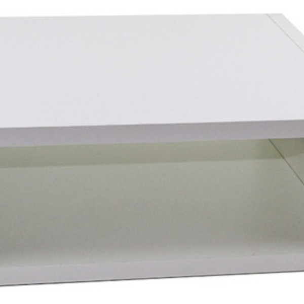 Mesa De Cabeceira Suspensa Branca Em Mdf 35x13x30