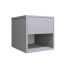 Mesa De Cabeceira Suspensa Com 1 Gaveta E 1 Nicho 100% Mdf Pl