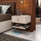 Mesa De Cabeceira Suspensa Hampton Off White