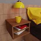 Mesa De Cabeceira Suspensa Imbui 2 Prateleiras Mvd Móveis