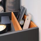 Mesa De Cabeceira Suspensa Madri Divisória Organizadora Nicho