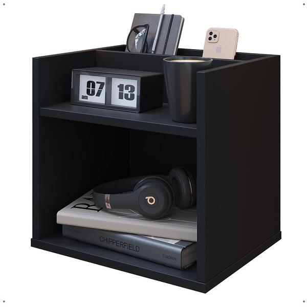 Mesa De Cabeceira Suspensa Madri Divisória Organizadora Nicho