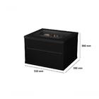 Mesa De Cabeceira Suspensa Preto - Planet Baby