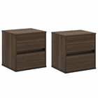 Mesa de Cabeceira Suspenso Escócia Marrom