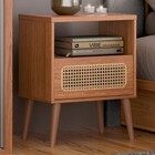 Mesa De Cabeceira Tela 1 Gaveta Freijó - Dalla Costa