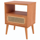 Mesa De Cabeceira Tela 1 Gaveta Freijó - Dalla Costa