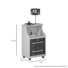 Mesa De Cabeceira Topázio Malbec - Vitamov