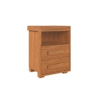 Mesa De Cabeceira Tóquio Com 2 Gavetas 100% Mdf Camas Fenix