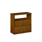 Mesa de Cabeceira Vanus 2 Gavetas Cedro Rastico Sallato Maveis