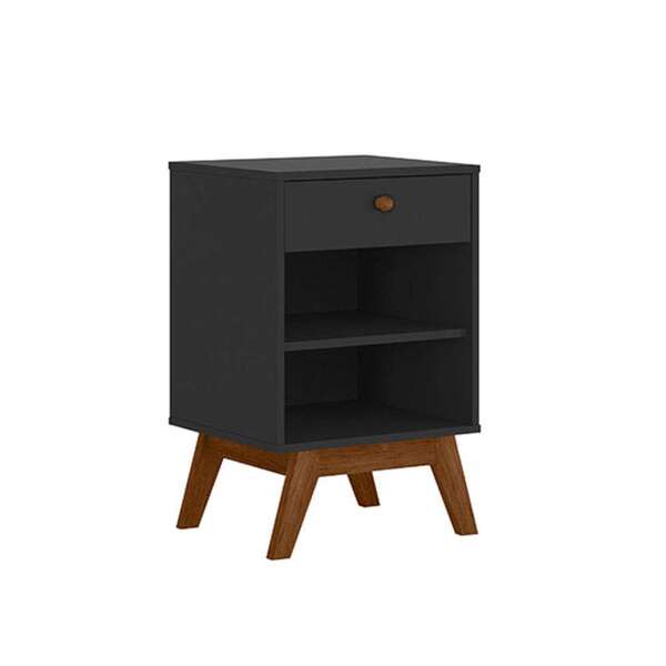 Mesa De Cabeceira Versalhes 1 Gv Preta