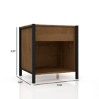 Mesa De Cabeceira Viena Demolição - Ds Estofados