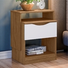 Mesa De Cabeceira Wade Ajustável Naturale Flex Naturale Branco