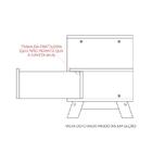 Mesa de Cabeceira Xis Azul Petróleo - Veromobili