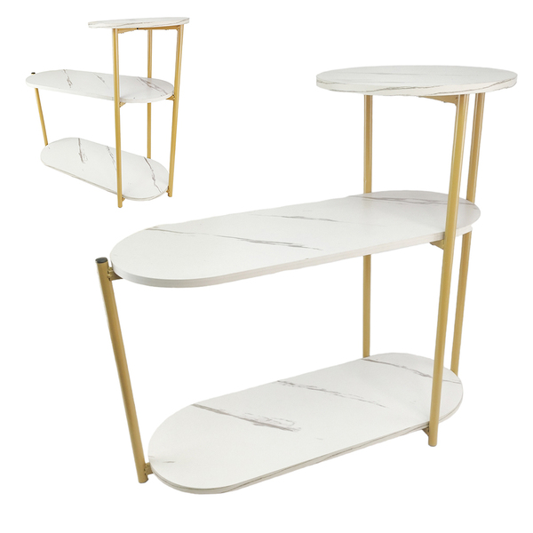 Mesa De Canto 3 Andares Sala Quarto Cabeceira Escritorio Mult