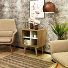 Mesa De Canto 4 Nichos Natural/off White E1720 - Tecno Mobili