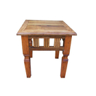 Mesa De Canto Bubble Em Madeira De Demolição - Cód 1296