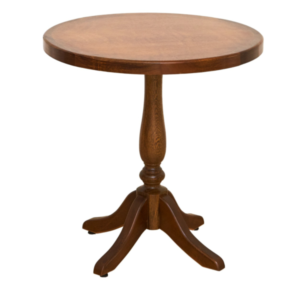 Mesa De Canto Classica Imperial Em Madeira Com Borda – Castanho | Leroy ...