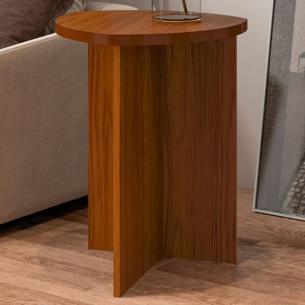 Mesa De Canto Delta Cedro - Artely Móveis