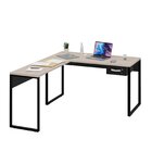 Mesa De Canto Em L Escrivaninha Com 1 Gaveta 120cm Industrial