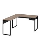 Mesa De Canto Em L Escrivaninha Com 1 Gaveta 120cm Industrial