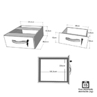 Mesa De Canto Em L Escrivaninha Com 1 Gaveta Industrial 120x1