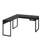 Mesa De Canto Em L Escrivaninha Com 1 Gaveta Industrial 135x1