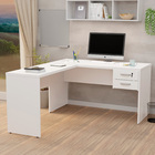 Mesa De Canto Em L Para Escritório 1.40x1.50 Com Gaveteiro -