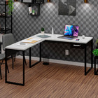 Mesa De Canto Escrivaninha Em L Industrial 1,50x1,50 C/gav Ne