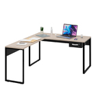 Mesa De Canto Escrivaninha Em L Industrial 1,50x1,50 C/gav Ne