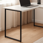 Mesa De Canto Industrial Em L Para Escritório 120x90cm Pés De