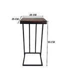 Mesa De Canto Industrial Para Sala