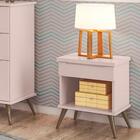 Mesa De Canto Infantil 1 Gaveta Mel P04 Rosê Mpozenato