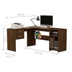 Mesa De Canto Japão 2 Gavetas Cedro